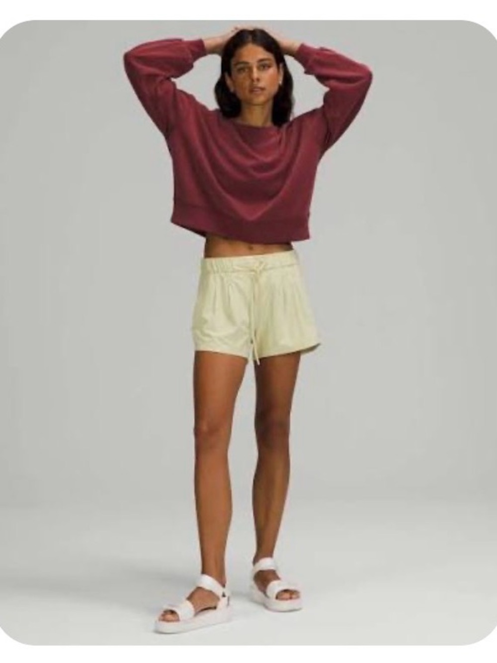 Lululemon Perfectly Oversized Crop Softstreme